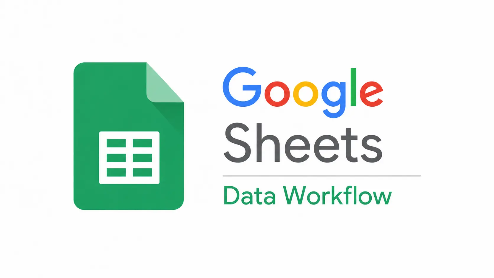 Google Sheets Data Flow logo used in MD Shamim Mahmud's WordPress, SEO, automation and delivery workflow