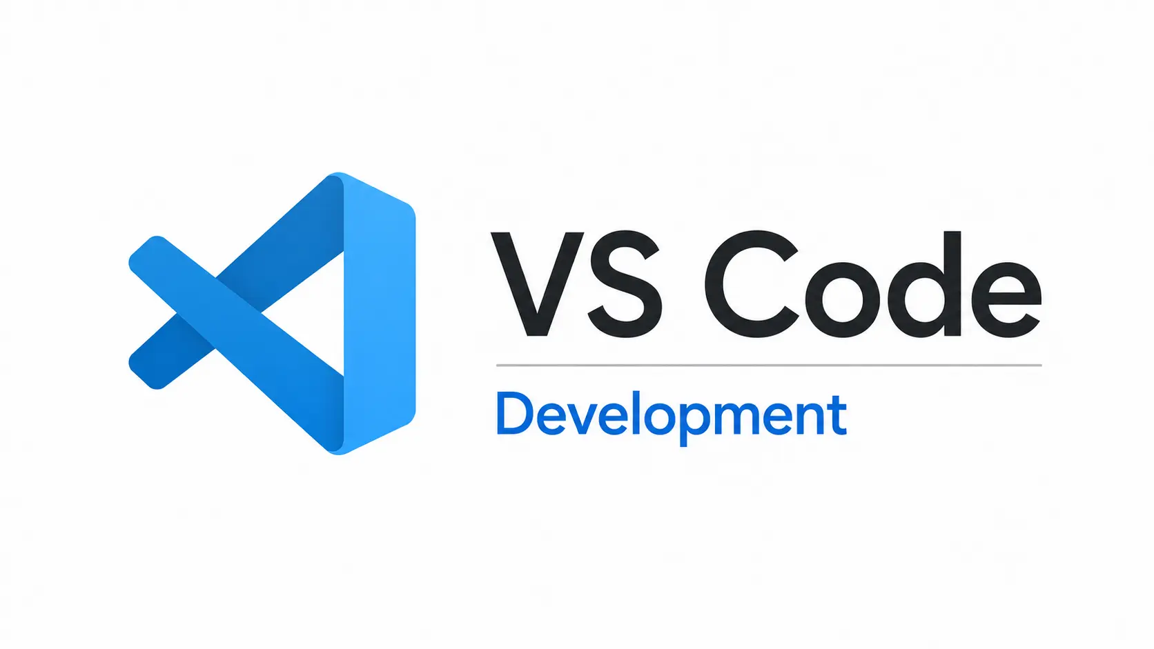 VS Code Development logo used in MD Shamim Mahmud's WordPress, SEO, automation and delivery workflow